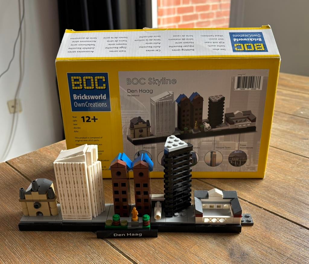 Bricksworld sets van Den Haag en Scheveningen + Euromast, Verzenden, Gebruikt, Complete set, Lego