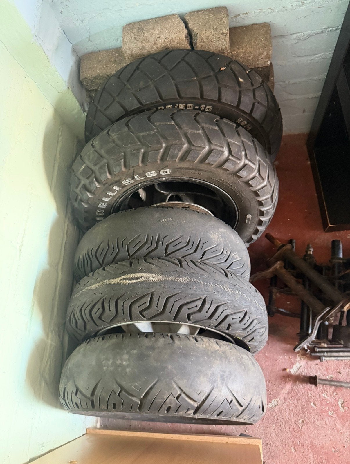 Velg + band piaggio zip / vespa etc., Ophalen of Verzenden