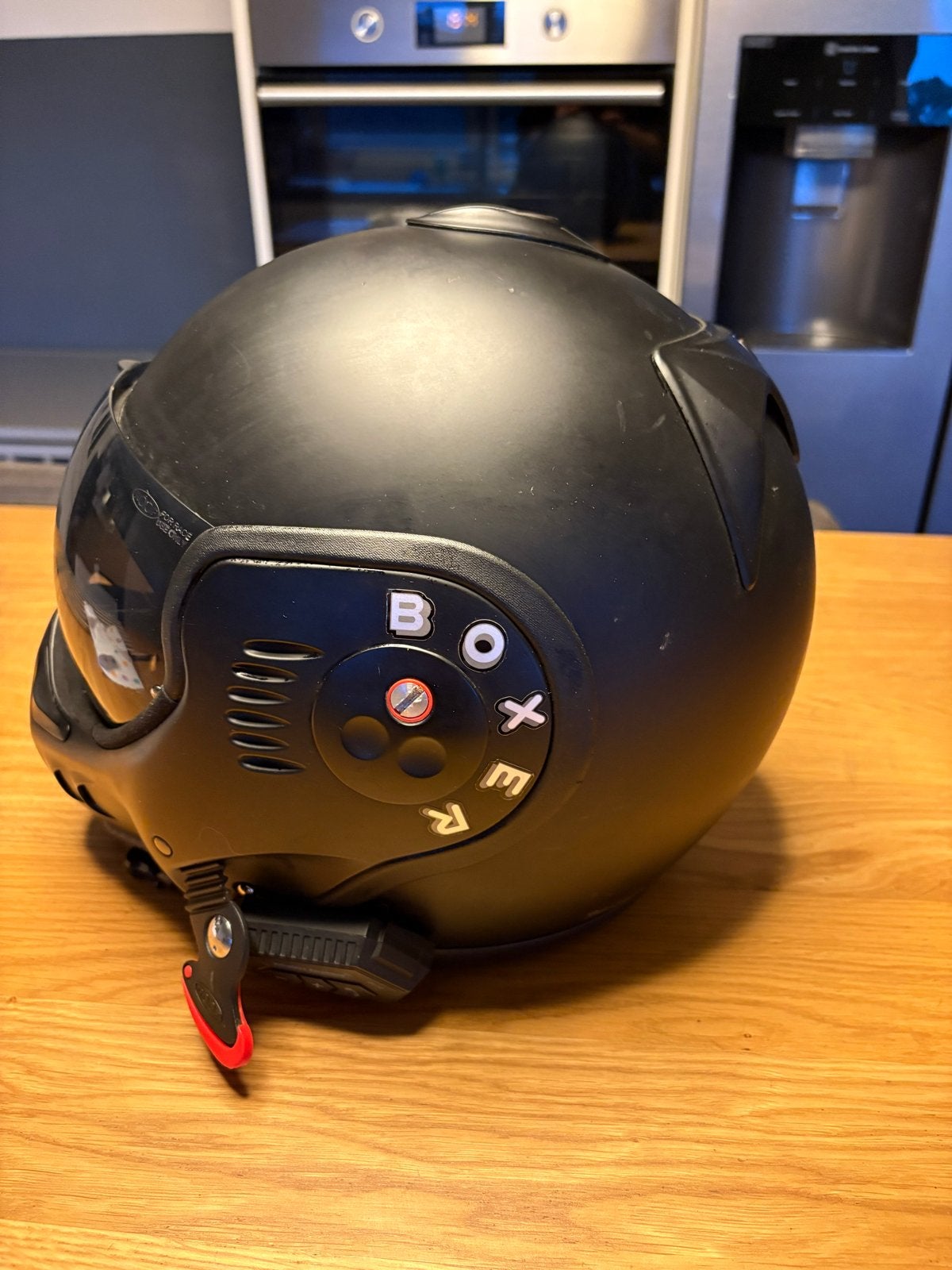 Roof Boxer V8 helm mat zwart S/M, Overige merken, Systeemhelm, Ophalen of Verzenden, S