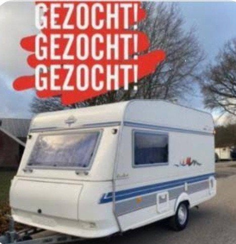 Caravan gezocht. caravan te koop gevraagd, Ophalen, Gebruikt