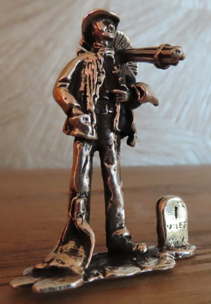 Koopje! Massief Sterling menukaartenhouder 1979 Jarvis, incl, Antiek en Kunst, Verzenden, Zilver