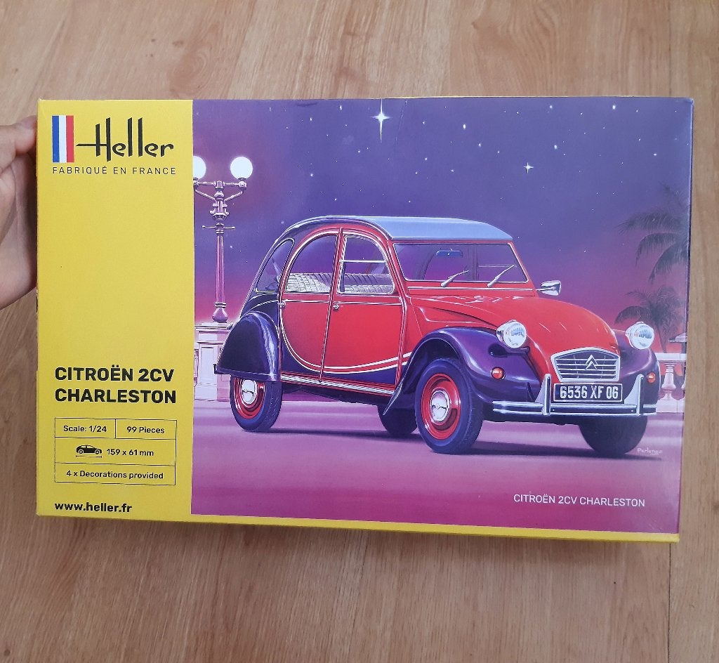 Heller Citroen 2CV Charleston Modelauto 80766, Ophalen of Verzenden, Nieuw, Auto, Overige merken