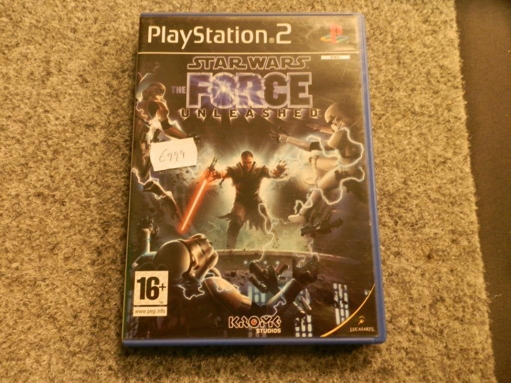 Ps2 spel star wars the force unleashed, Spelcomputers en Games, Avontuur en Actie, Online, Gebruikt, 1 speler