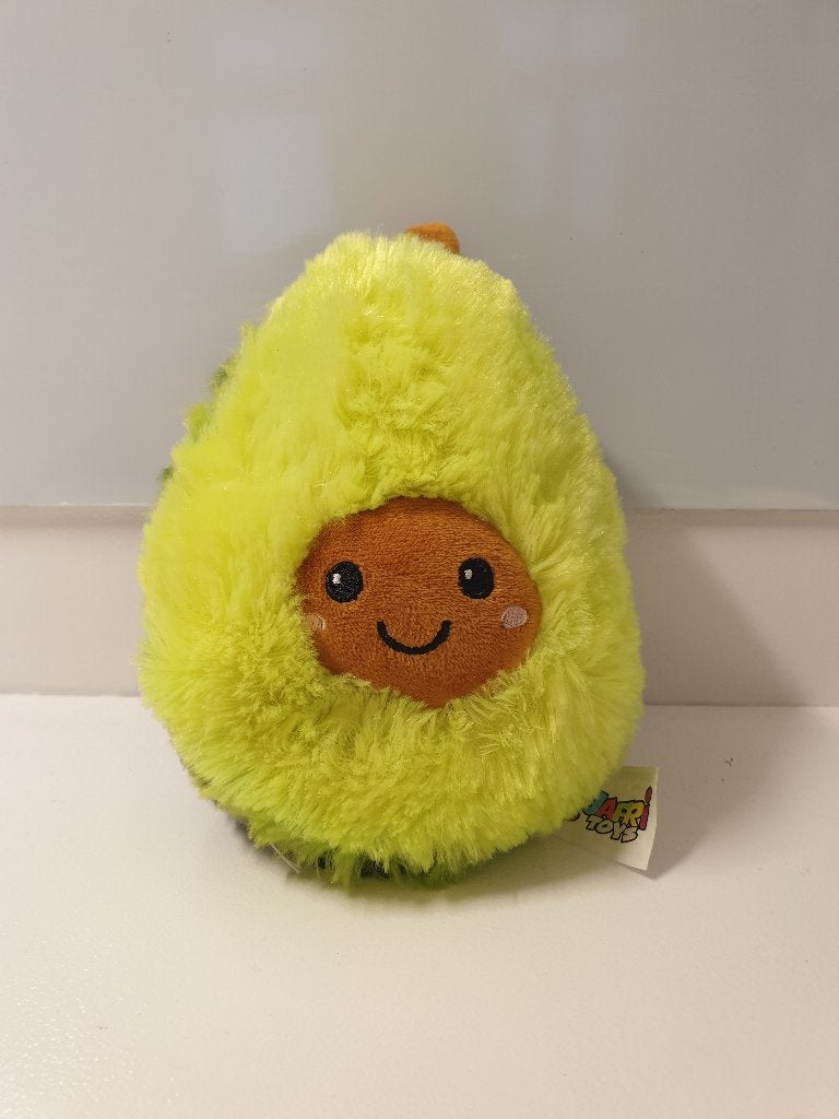 Zachte Avocado Pluche Knuffel (ca. 18 cm), Groen, Overige merken, Overige typen, Ophalen of Verzenden