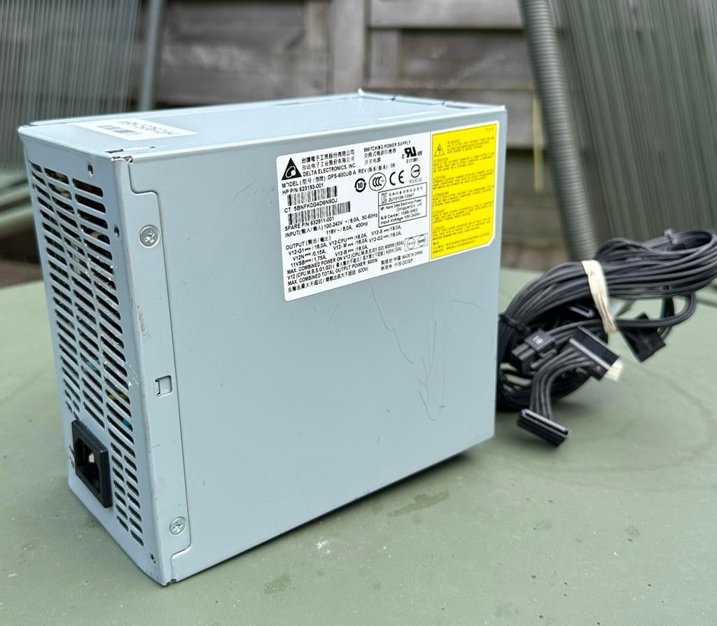 HP PC Voeding - Werkt nog prima, Computers en Software, Interne voedingen, Gebruikt, Ophalen of Verzenden