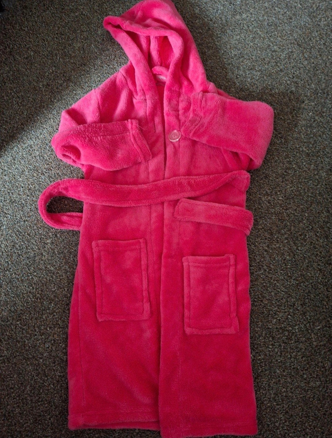 Nieuwe roze fleece zachte badjas meisje maat 98-104, Nacht- of Onderkleding, Meisje, Nieuw, Ophalen of Verzenden