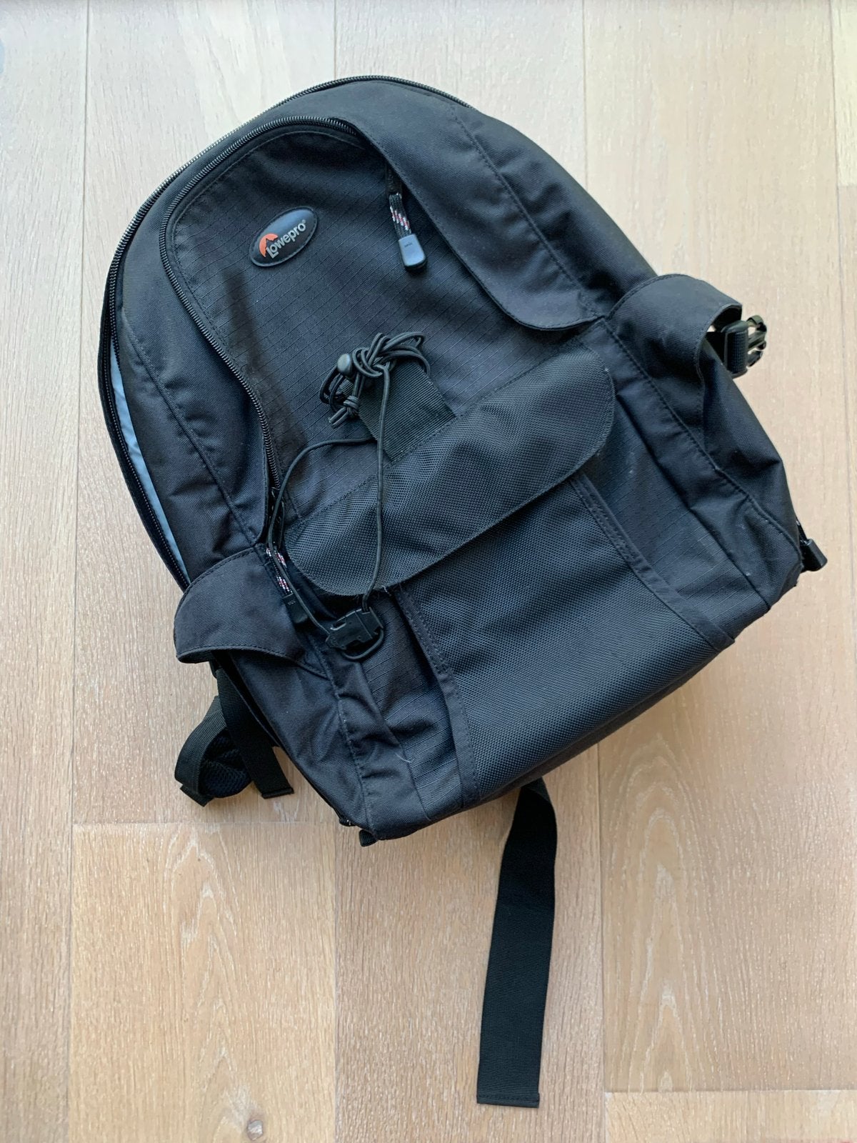 Lowepro Cameratas Rugzak - Zwart, Zo goed als nieuw, Audio, Tv en Foto, Ophalen, Lowepro, Rugtas, Gevoerd