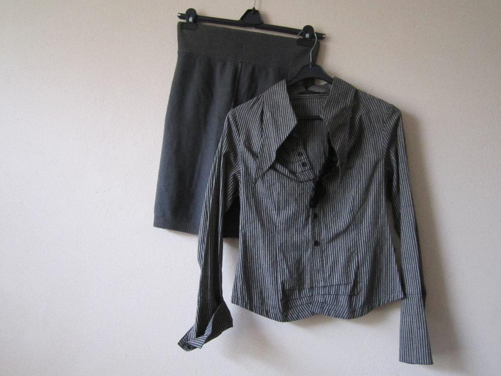 Zo leuk! Humanoid rok met bijpassende blouse maat 36, Humanoid, Verzenden, Zo goed als nieuw, Knielengte
