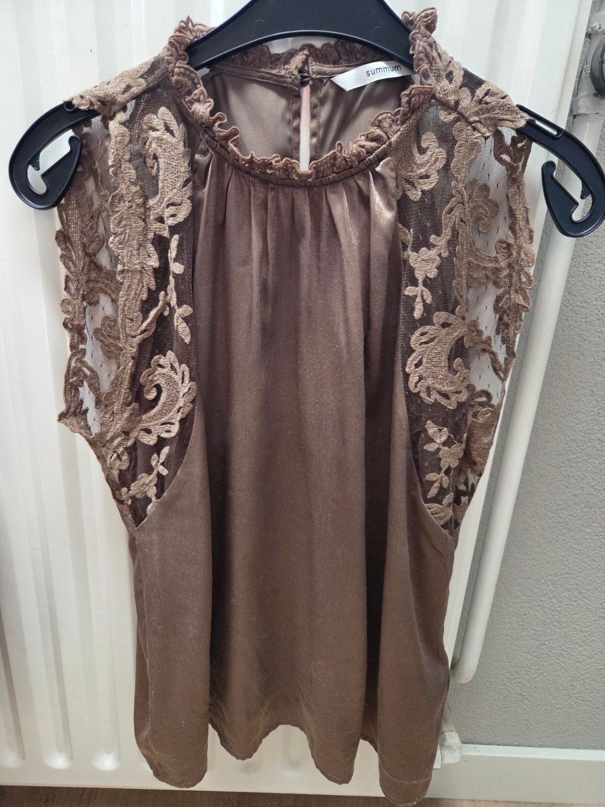 Summum top, Kleding | Dames, Tops, Ophalen of Verzenden, Zo goed als nieuw, Maat 38/40 (M), Bruin