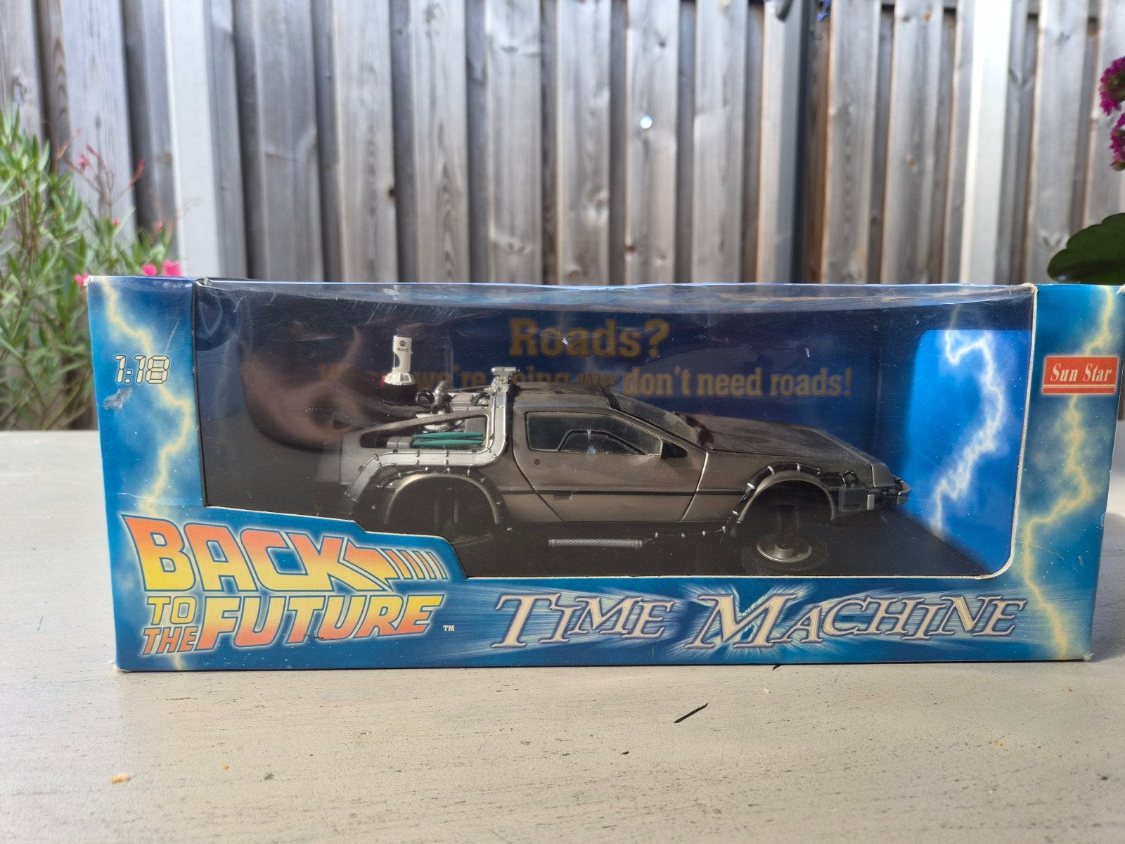 Back to the Future DeLorean Time Machine 1:18, Ophalen, Nieuw