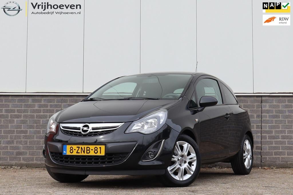 Opel Corsa 1.2-16V BlitZ 1e eig NL Auto 48dkm, Auto's, Voorwielaandrijving, Euro 5, 4 cilinders, Zwart