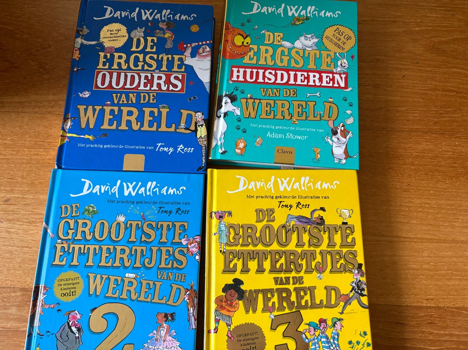 David Walliams boeken - De grootste ettertjes van de wereld, Boeken, Ophalen of Verzenden, Zo goed als nieuw, Fictie