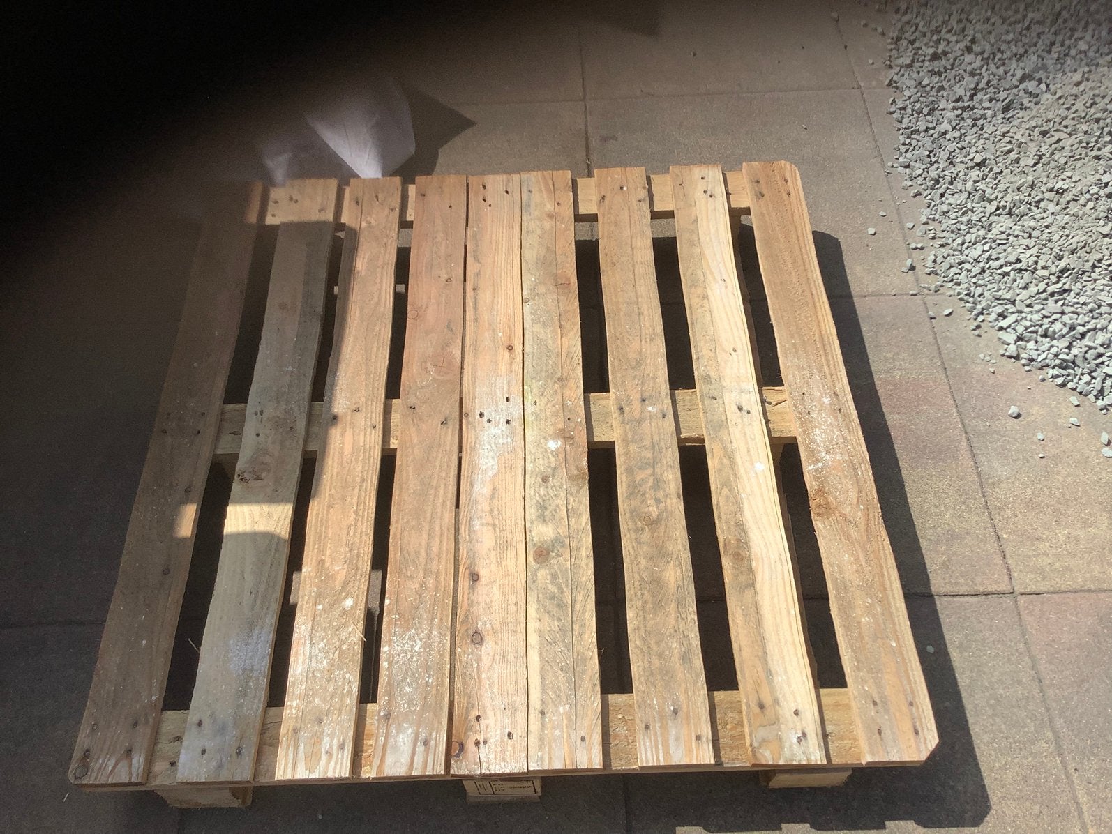 Pallet, Ophalen, Gebruikt, Minder dan 25 mm, Minder dan 200 cm