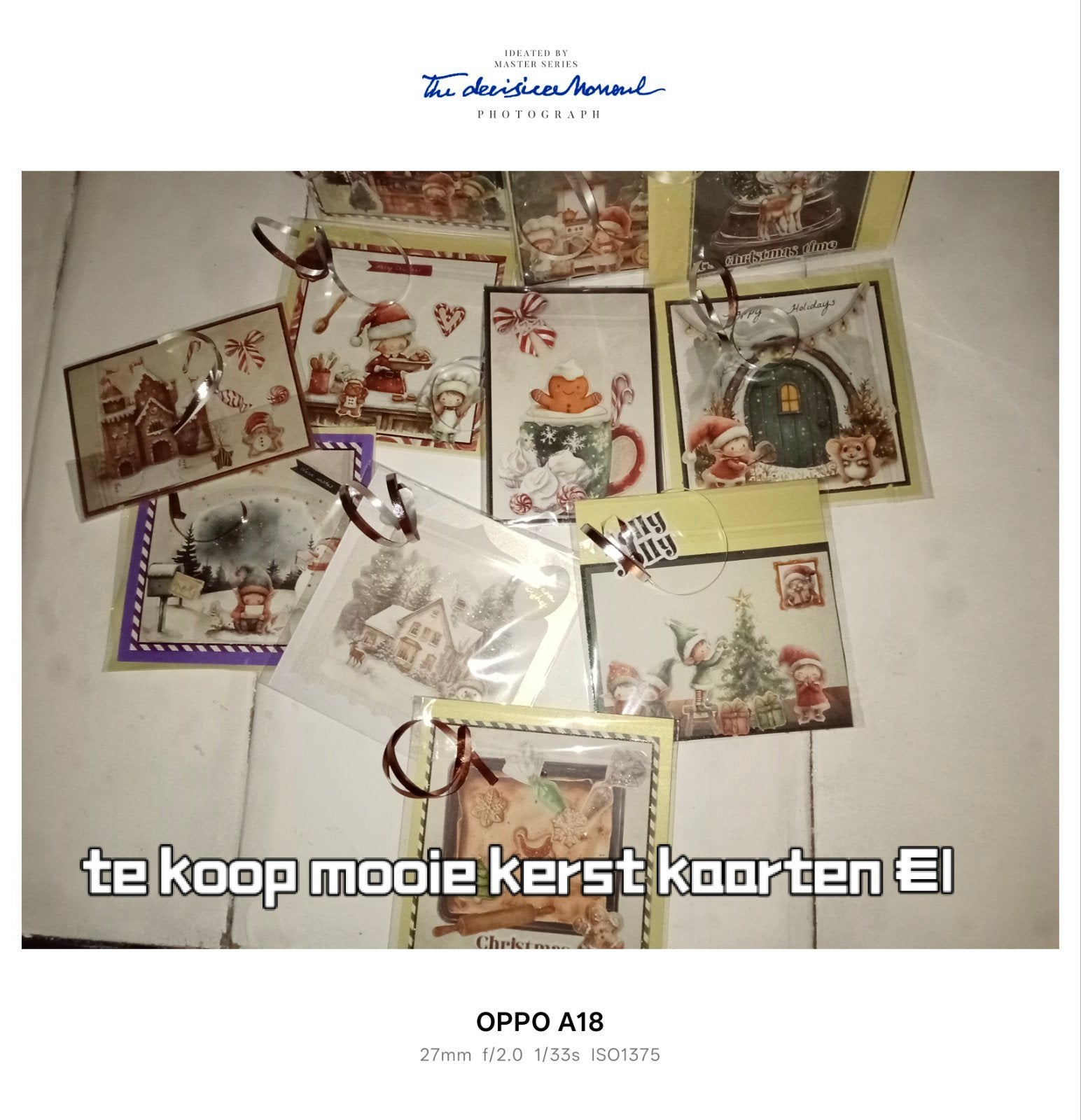 te koop unieke eigengengemaakte kerstkaarten, Diversen, Ophalen, Maandkalender