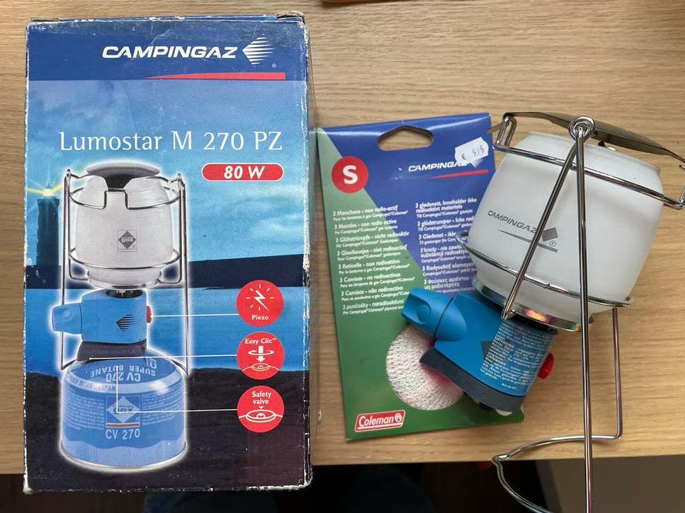 Campingaz Lumostar M 270 PZ Gaslamp - 80W, Ophalen of Verzenden, Zo goed als nieuw