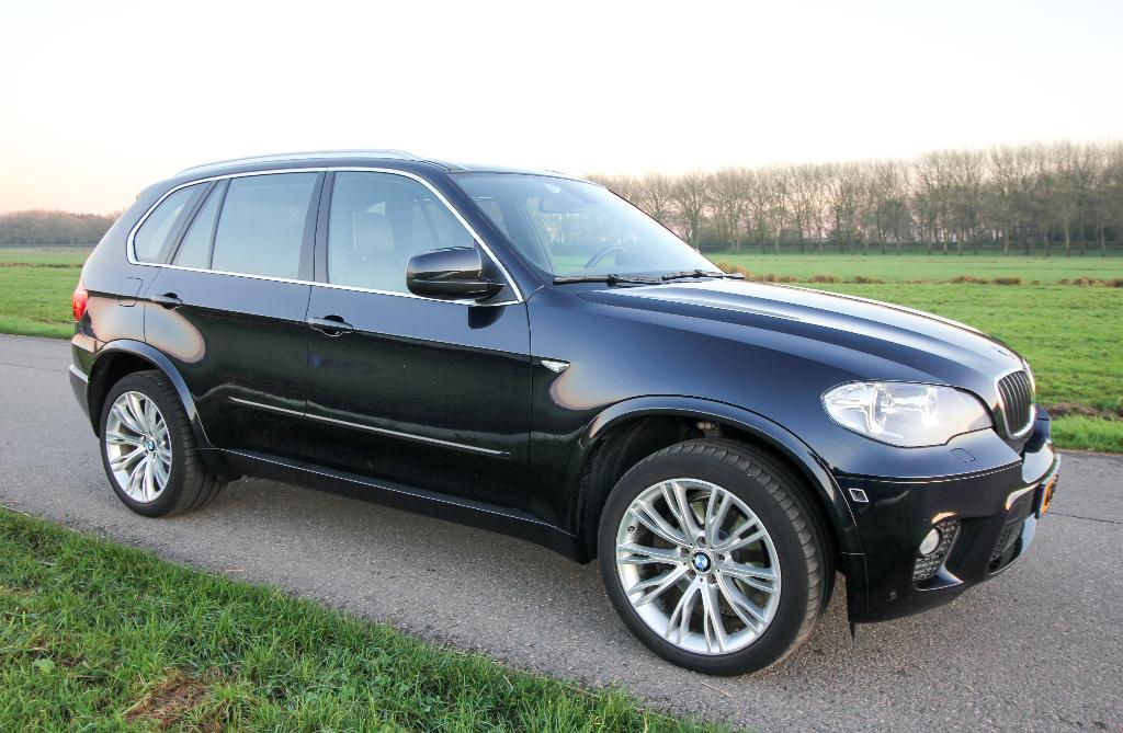 BMW X5 xDrive35i AUT 2011 M-sportpakket Bruin Merino Leer, Euro 5, X5, Lichtsensor, Zwart