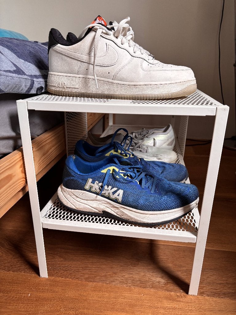 shoe rack, Ophalen