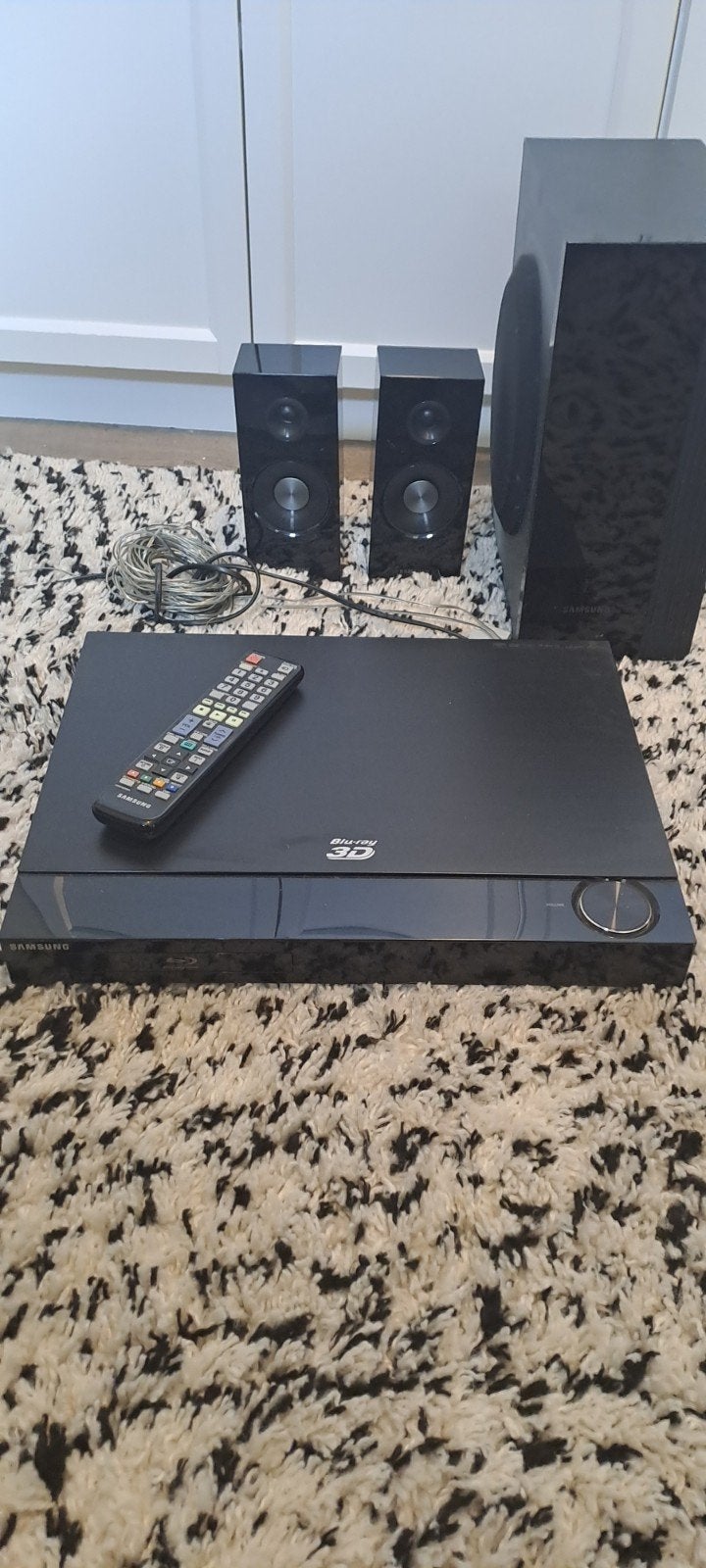 Samsung Blu-ray 3D speler met 2.1 speakerset, Audio, Tv en Foto, Blu-ray-spelers, Ophalen, Gebruikt, Samsung