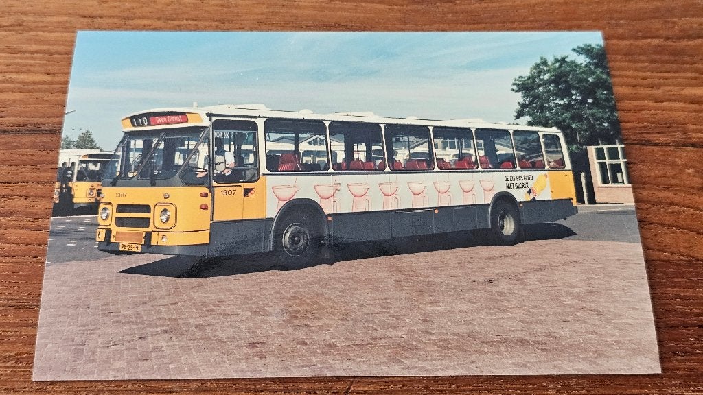 Foto BUS NZH Haarlem 1307, Verzenden, Gebruikt, Bus of Metro, Overige typen