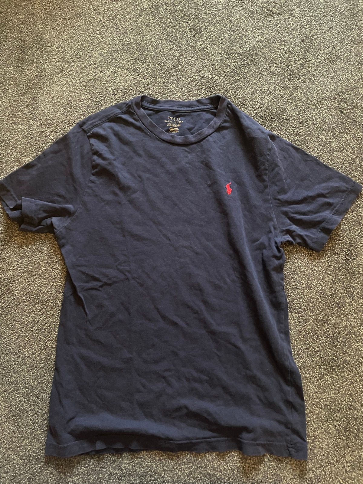 Polo Ralph Lauren T-shirt - Donkerblauw - Maat L, Ophalen of Verzenden, Gebruikt, Jongen of Meisje, Shirt of Longsleeve