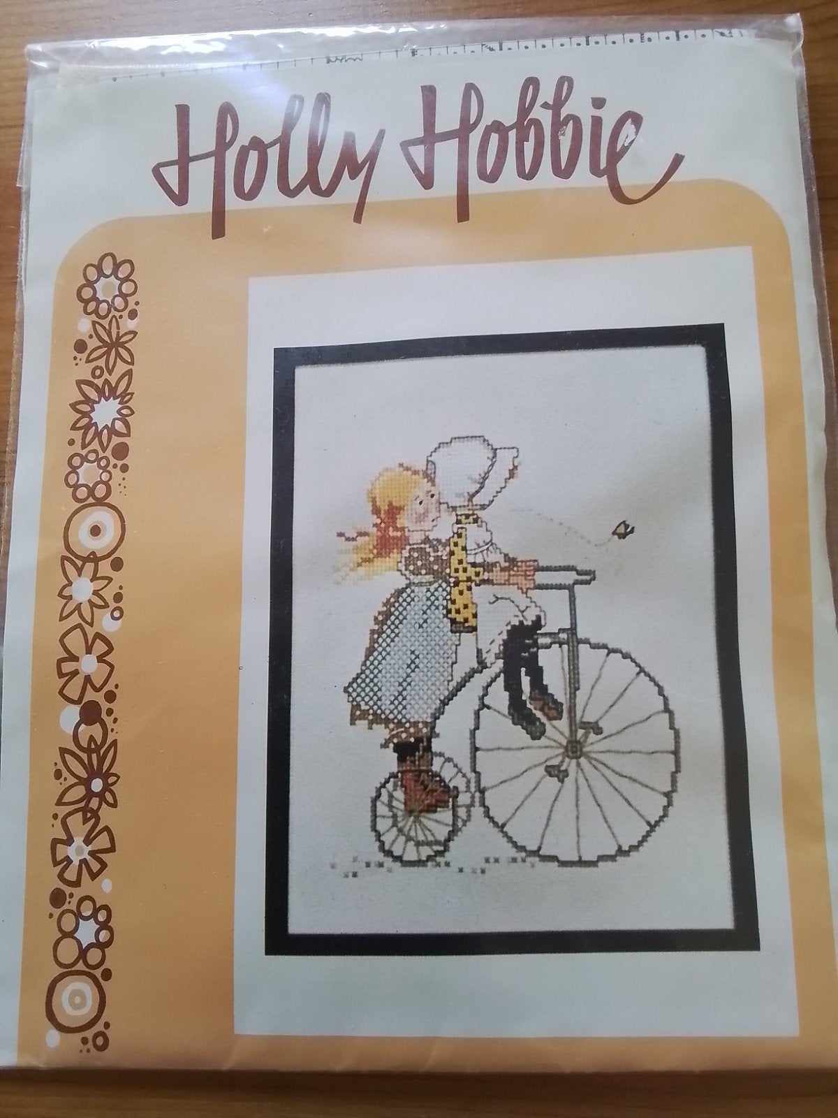borduurpakket van lanarte holly hobbie, Ophalen of Verzenden, Zo goed als nieuw, Handborduren, Borduurpakket