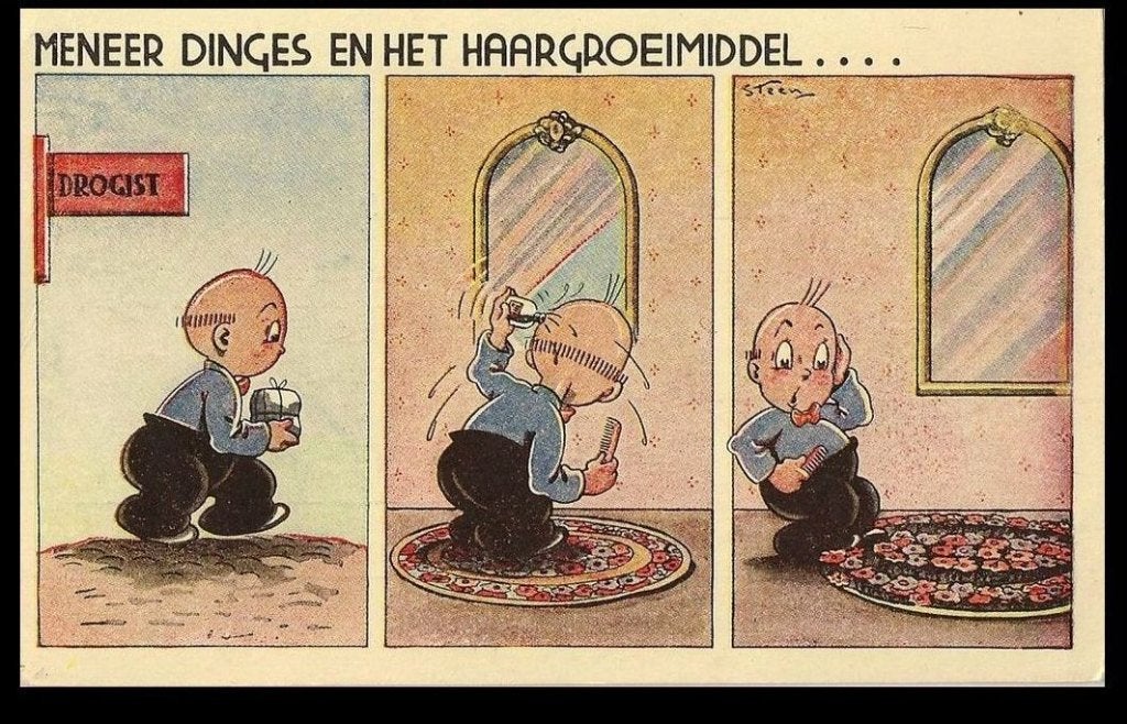 Pax Steen Meneer Dinges en het haargroeimiddel T02, Ophalen of Verzenden, 1940 tot 1960, Ongelopen, Overige thema's