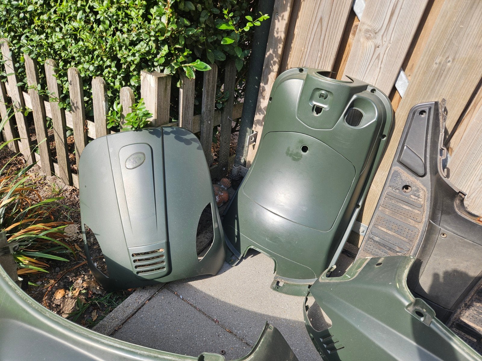 Gebruikte kappen zonder spatbord met lichte krasjes, Fietsen en Brommers, Brommeronderdelen | Scooters, Ophalen, Gebruikt, Kap