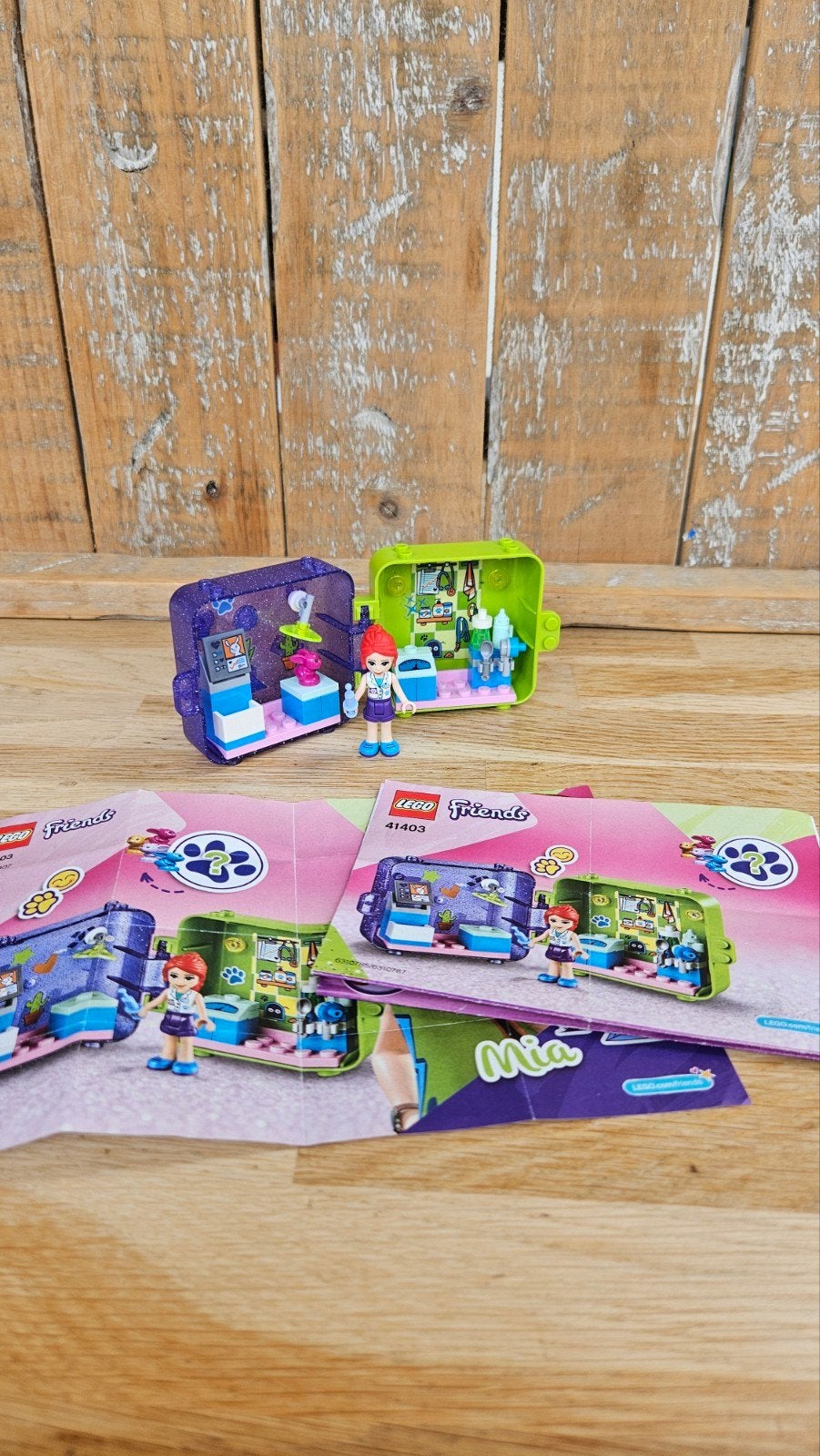 Lego Friends 41403 Mia's speelkubus., Gebruikt, Lego, Friends, Ophalen of Verzenden
