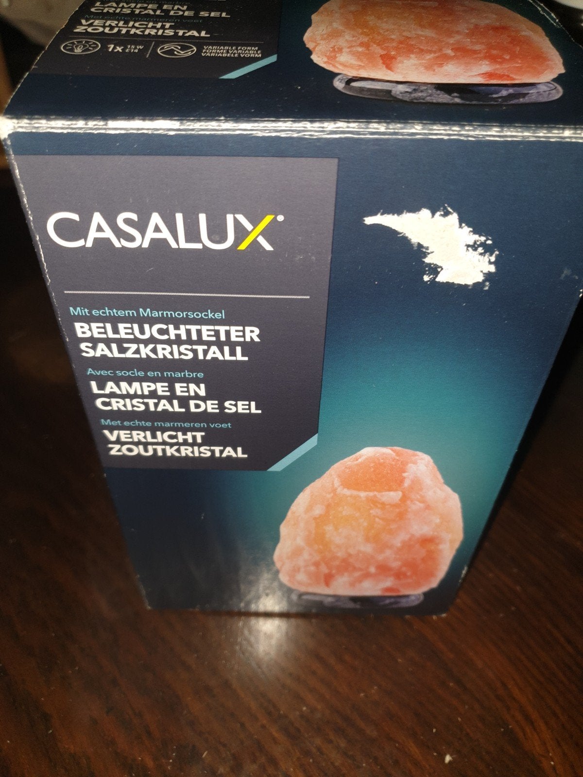 hymalaya zoutlamp in doos, Ophalen