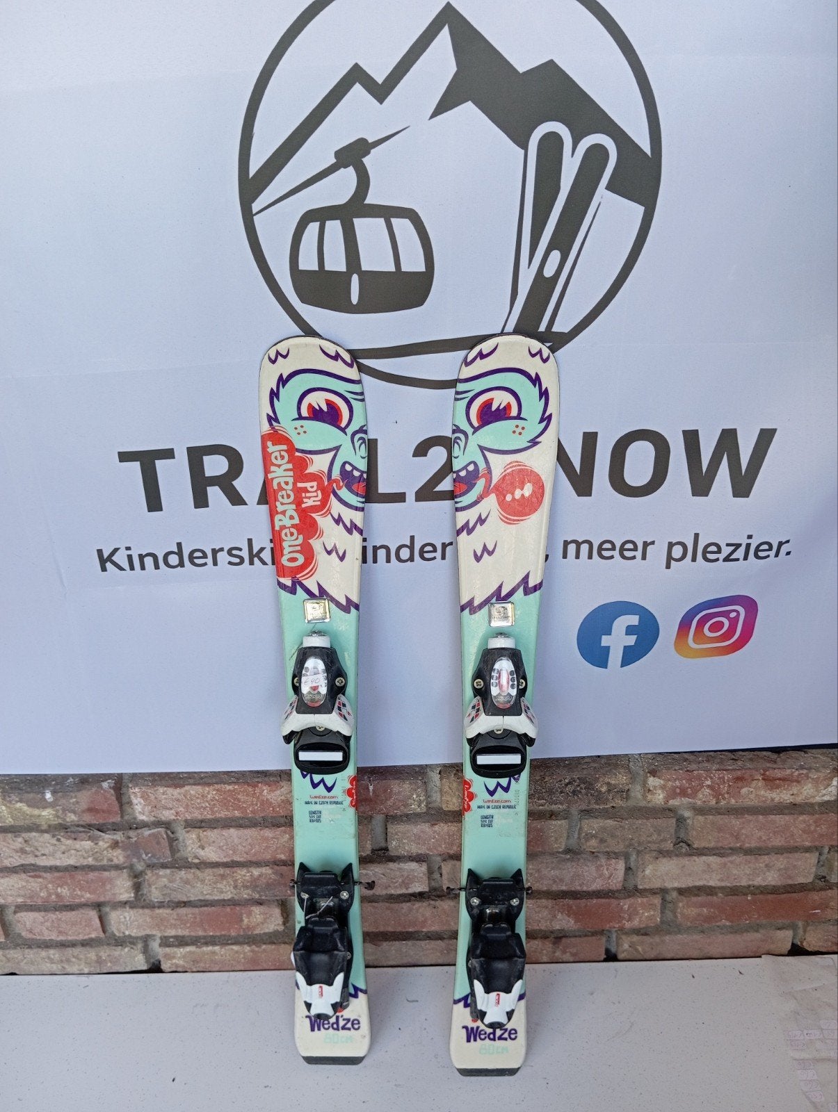 Wedze Kinderski's 80cm - Gewaxt en Klaar voor de Piste, Overige merken, Gebruikt, Ophalen of Verzenden, Minder dan 100 cm