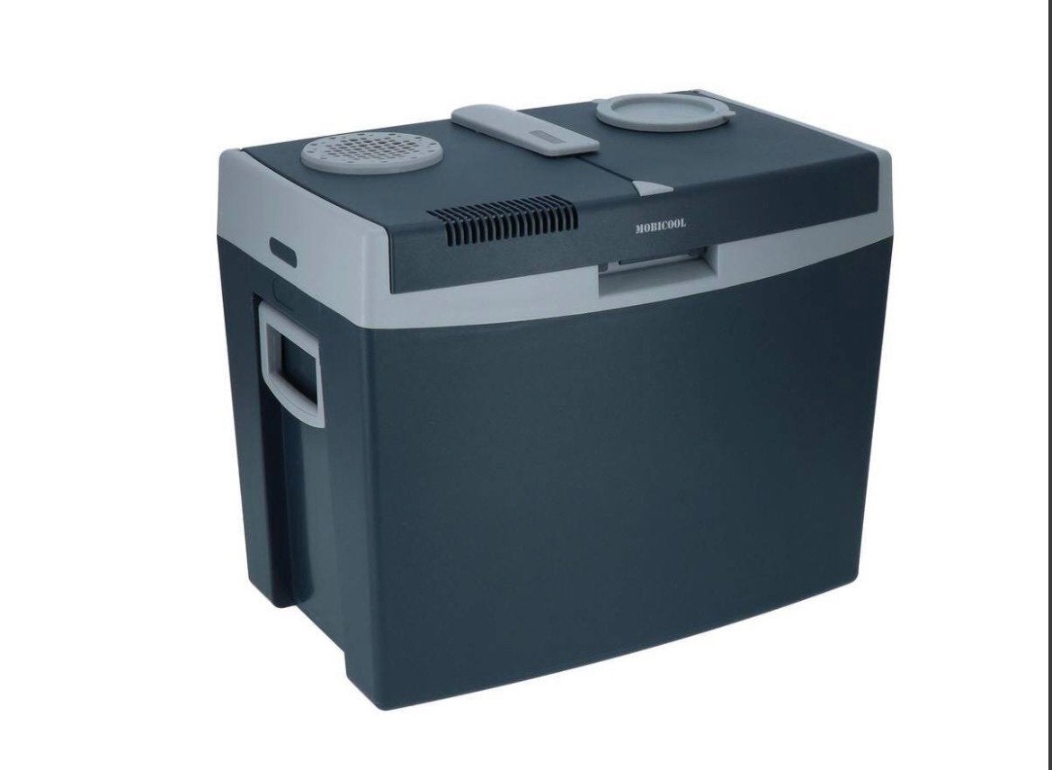 Mobicool koelbox 34 liter 12V / 230V, Caravans en Kamperen, Koelboxen, Ophalen, Zo goed als nieuw, Elektrisch