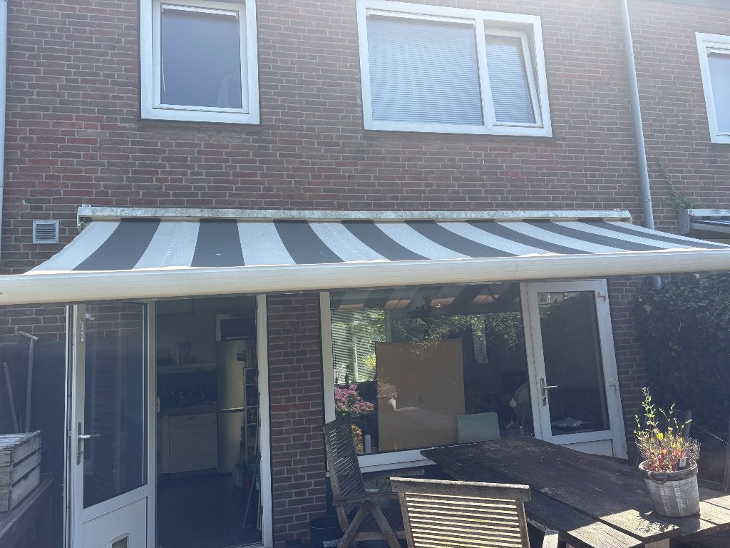 Zonnescherm, Tuin en Terras, Zonneschermen, Ophalen, Gebruikt, Elektrisch, 150 tot 300 cm