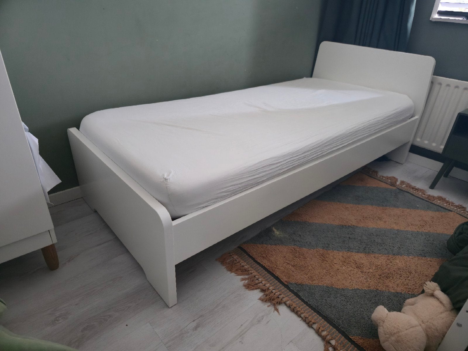 Ikea 1 persoonsbed, Huis en Inrichting, Ophalen, Gebruikt, 90 cm, Eenpersoons