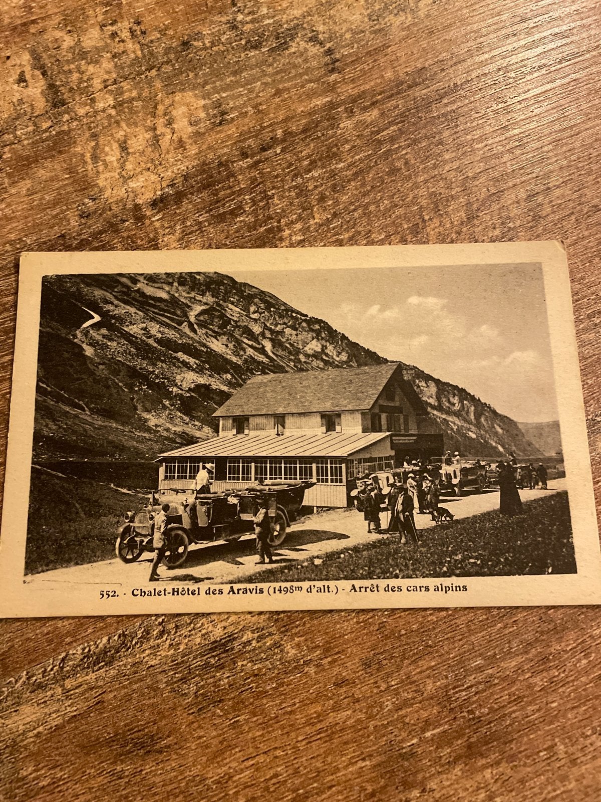 Oude ansichtkaart Chalet-Hôtel des Aravis (1498m d'alt.), Ophalen of Verzenden, Voor 1920, Gelopen, Frankrijk