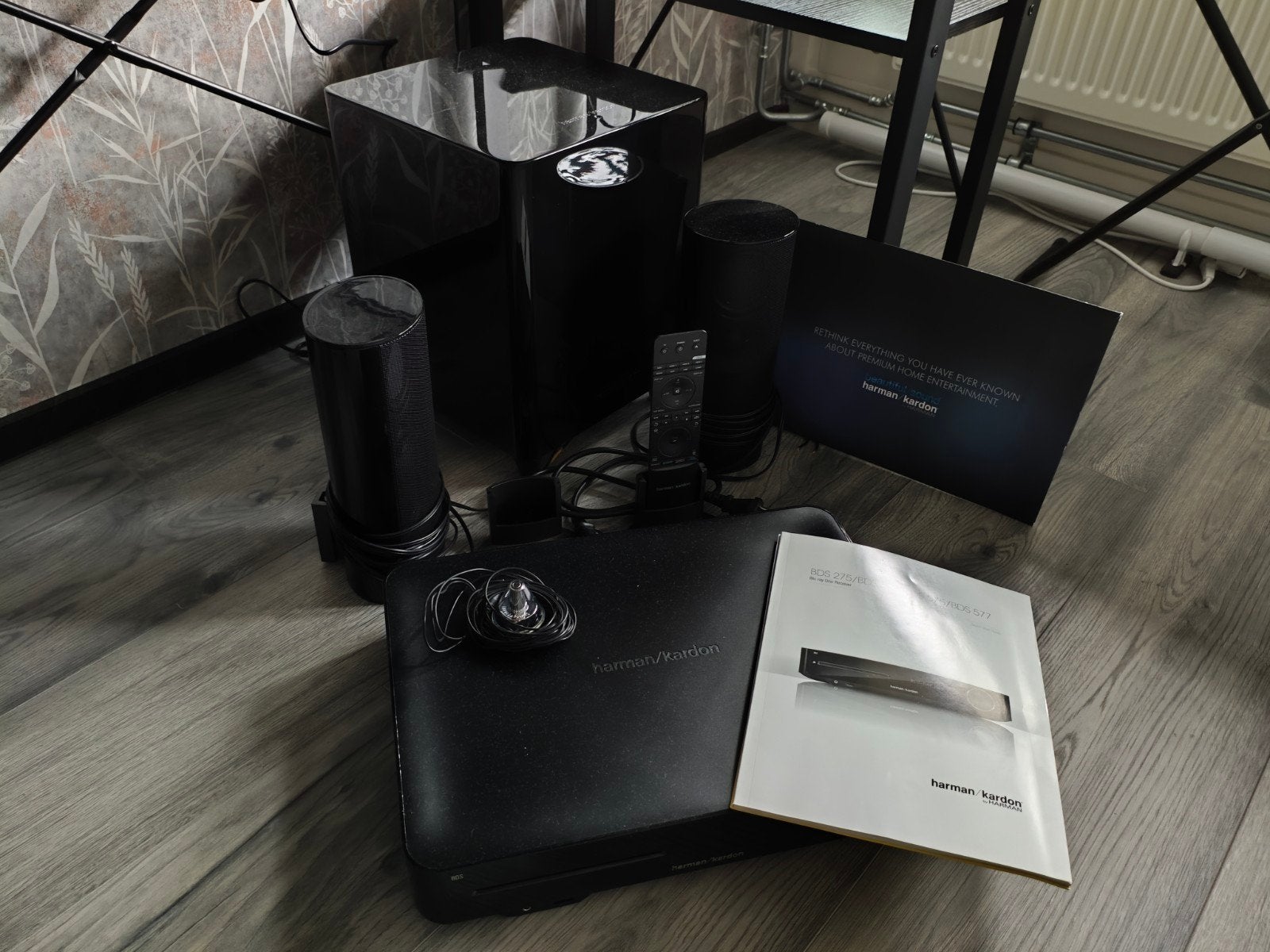 Harman Kardon BDS 275 Blu-ray Disc Receiver met 2.1 systeem, Gebruikt, 2.1-systeem, Blu-ray-speler, 70 watt of meer