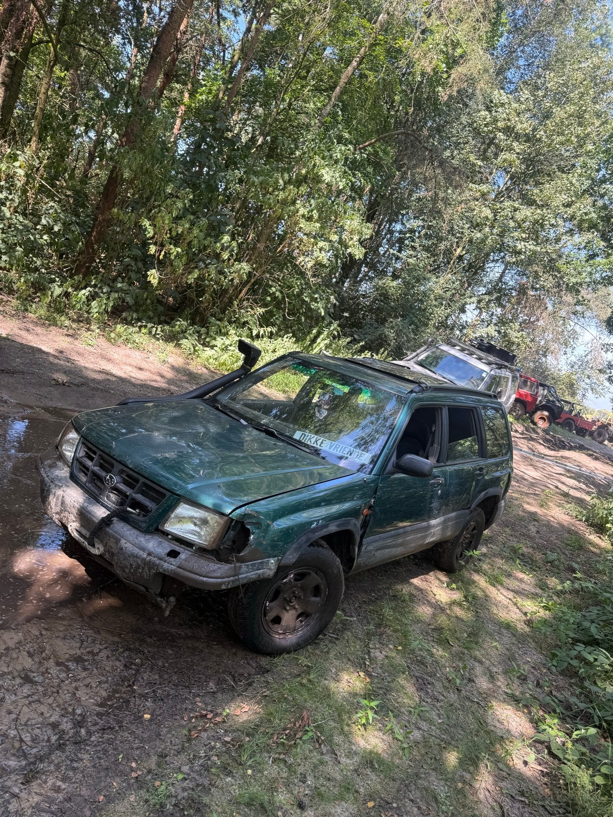 Subaru forester gezocht, Ophalen