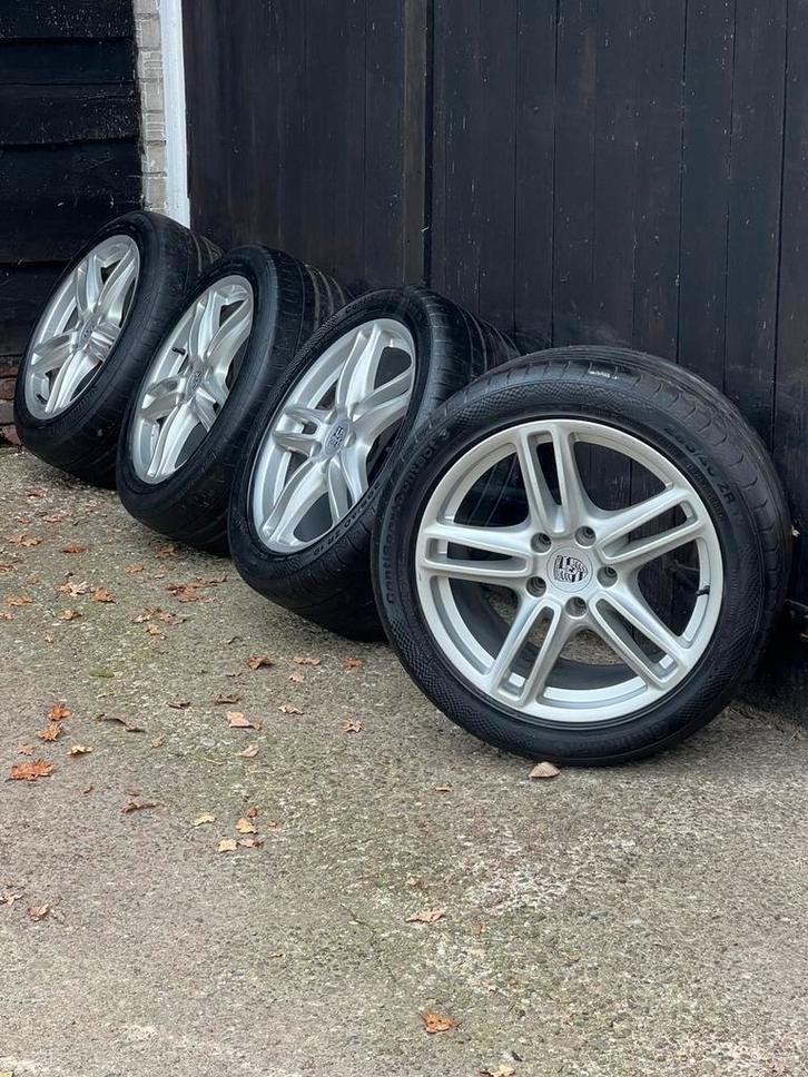 Originele Porsche panamera 970 turbo velgen 19? 5x130 set, Gebruikt, 285 mm, Banden en Velgen, Niet ingevuld