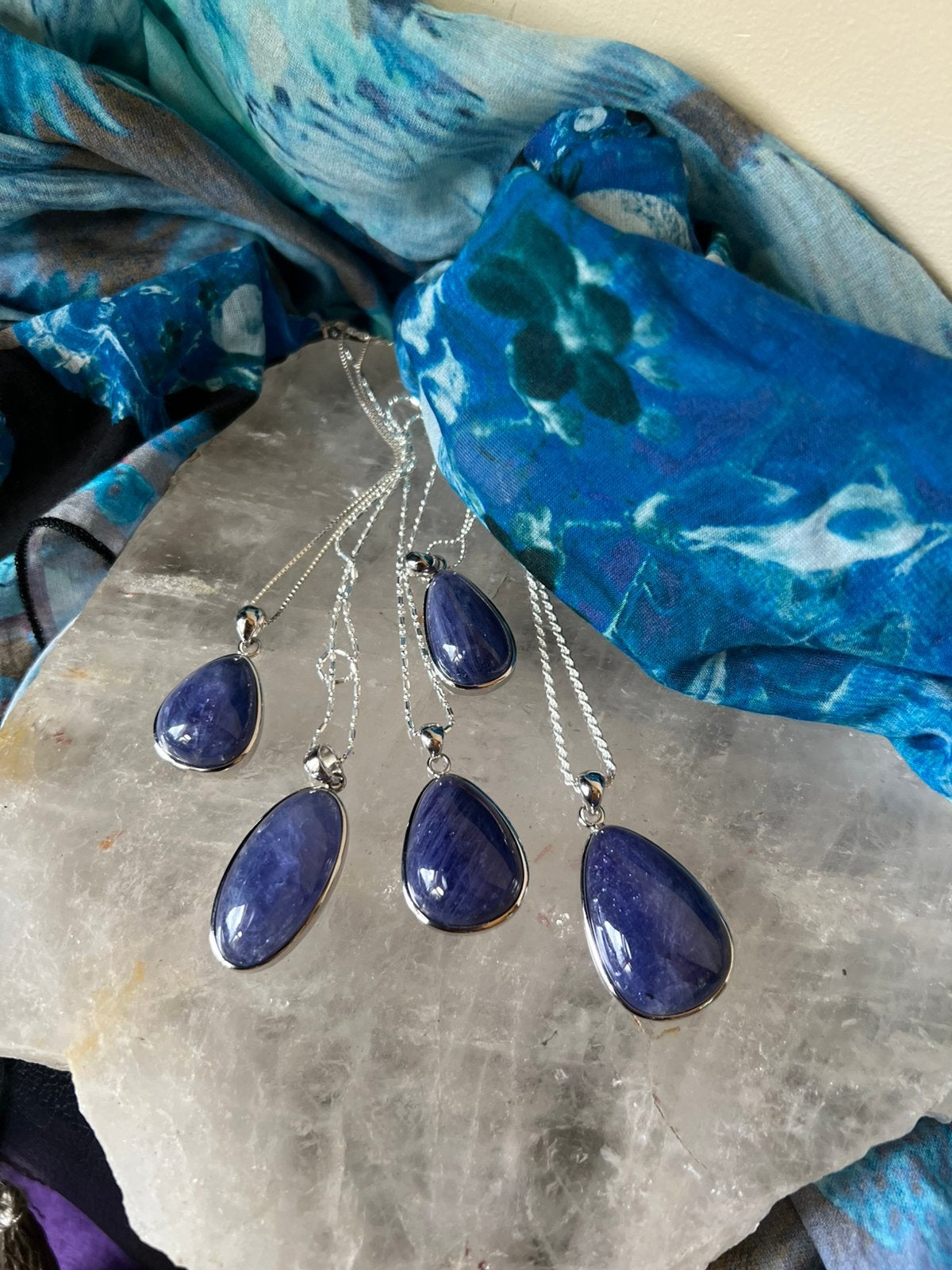 Tanzaniet hanger XXL beschermt intuïtie eyecatcher zeldzaam, Blauw, Magnolia11, Nieuw, Ophalen of Verzenden