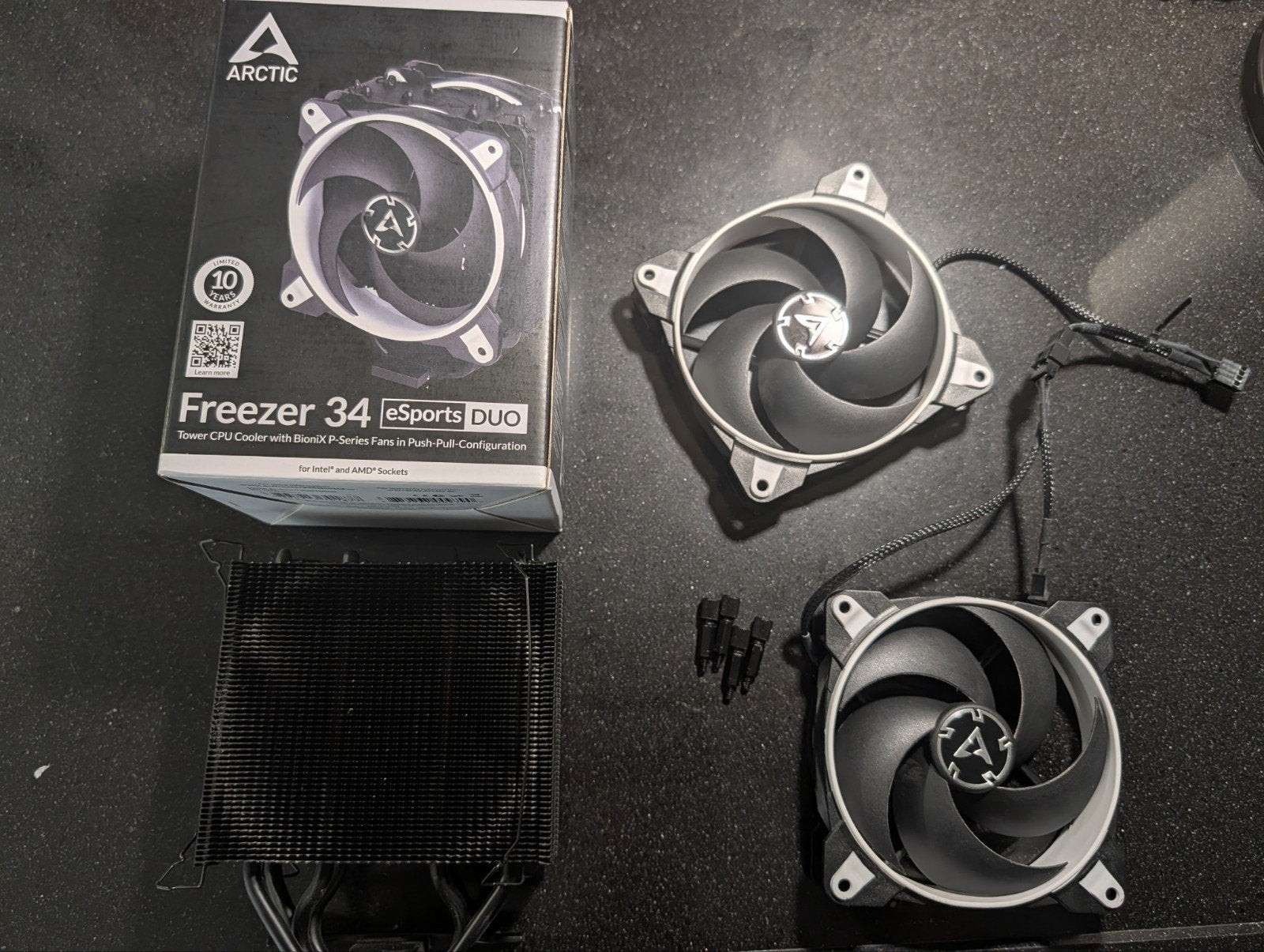 Arctic Freezer 34 eSports DUO CPU Koeler - Gebruikt, Ophalen of Verzenden, Gebruikt, Luchtkoeling