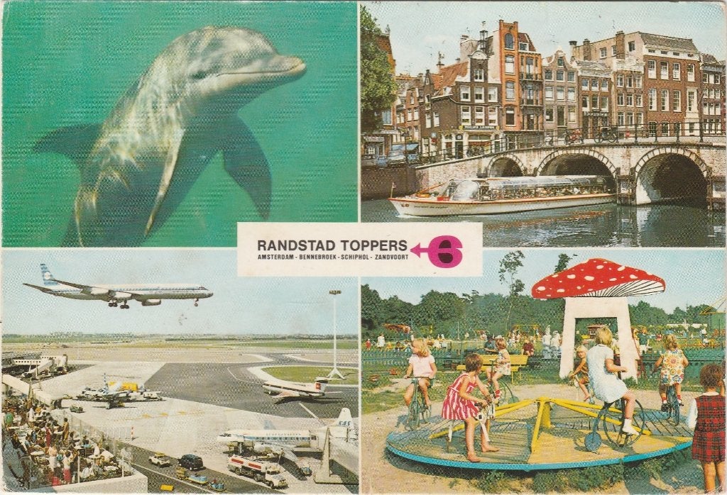 AMSTERDAM Zandvoort Schiphol Bennebroek, Verzamelen, Verzenden, 1980 tot heden, Ongelopen, Noord-Holland