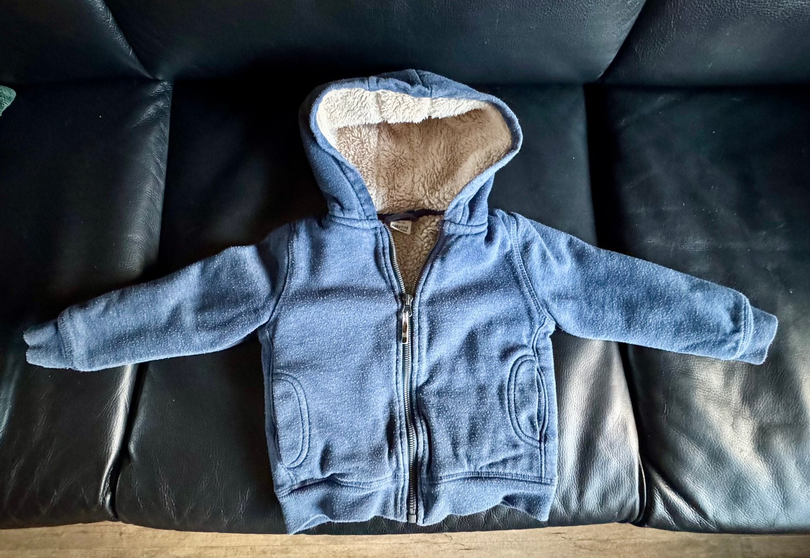 Hema Vest / Jas  met teddy voering Maat 98/104, Ophalen of Verzenden, Gebruikt, Jas