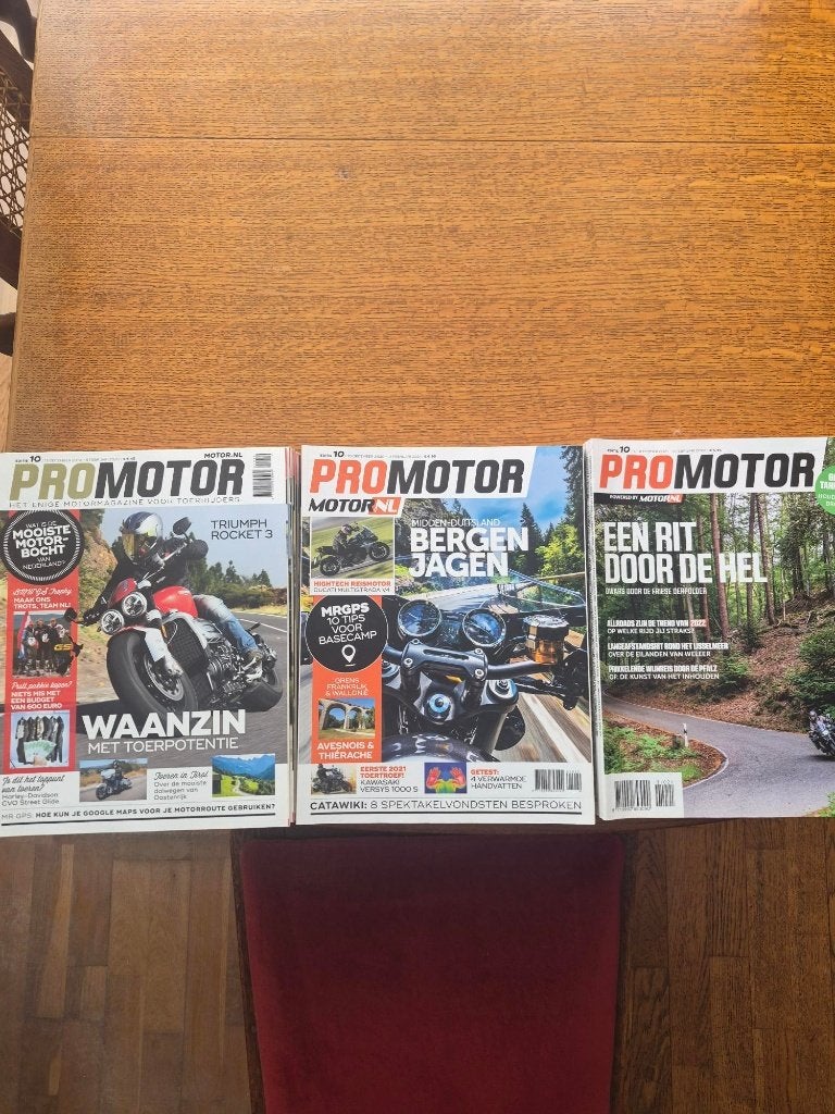 ProMotor jaargangen, Ophalen, Gelezen, Algemeen