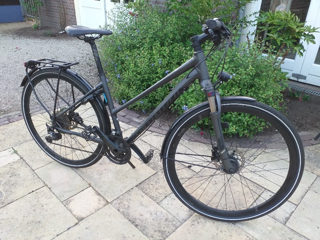 Specialized Crossover damesfiets, 28 inch, 15 tot 20 versnellingen, Schijfrem, Ophalen