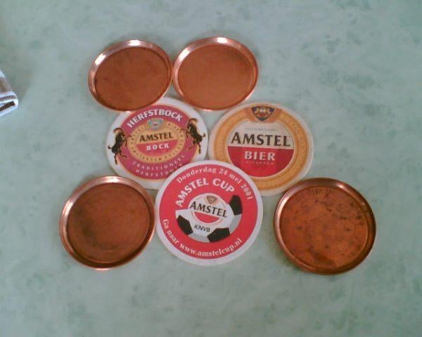 amstel div h, Verzamelen, Biermerken, Ophalen of Verzenden, Zo goed als nieuw, Amstel