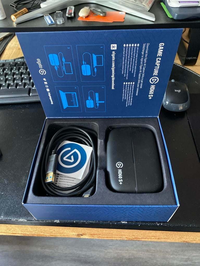 Elgato Game Capture HD60 S+ - Zo goed als nieuw, Computers en Software, Capture cards, Ophalen, Zo goed als nieuw