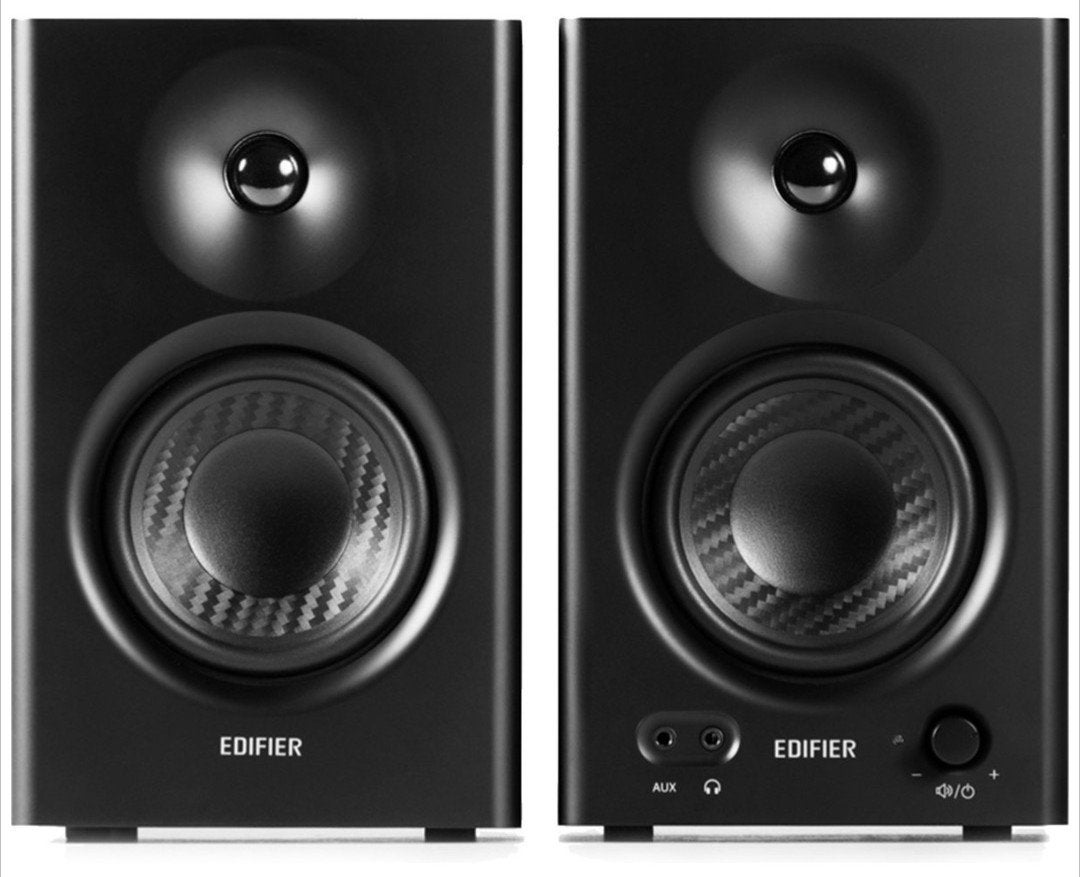 Edifier MR4 Studio Monitor Luidsprekers - Zwart, Ophalen of Verzenden, Nieuw, Audiokanaal 2, Edifier