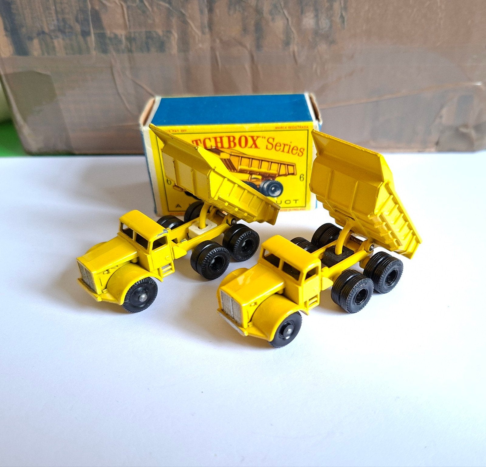 Matchbox 6 euclid quarry truck rare, Ophalen of Verzenden, Auto, Matchbox