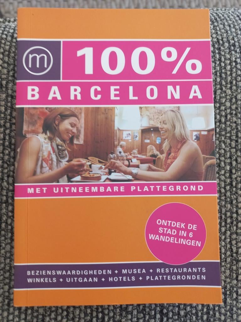 100% Barcelona Reisgids met uitneembare plattegrond, Boeken, Reisgidsen, Europa, Ophalen of Verzenden, Zo goed als nieuw, Reisgids of -boek