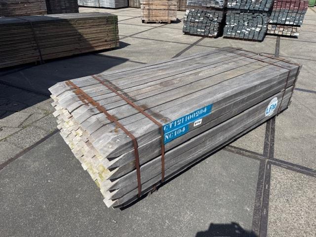 Pakket hardhouten palen 250x7x7cm (104 stuks), Ophalen, Palen, Nieuw, Hardhout