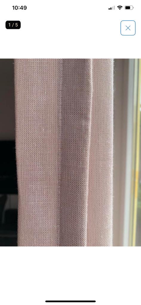 Roze Inbetween gordijn Nieuw!, Huis en Inrichting, Stoffering | Gordijnen en Lamellen, Ophalen of Verzenden, Nieuw